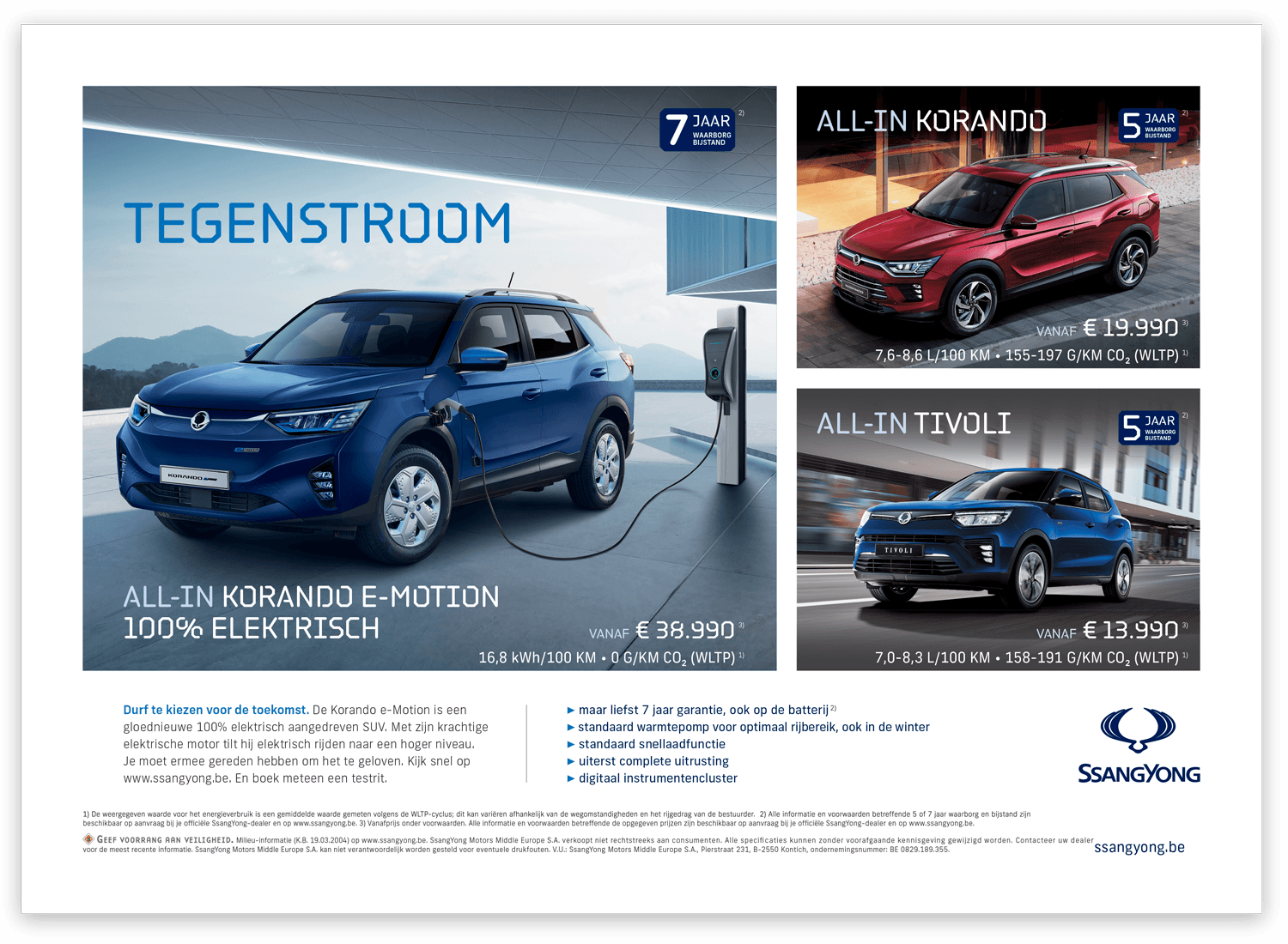 Brandle and Ssangyong Services: Graphic design, web design, copywriting, digital marketing, print