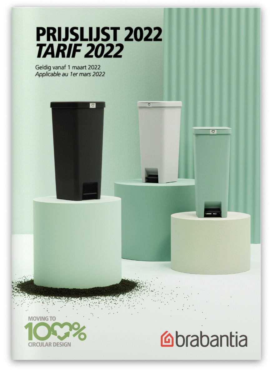 Brandle en Brabantia Diensten: Grafische vormgeving, verpakkingen, fotografie, video, print