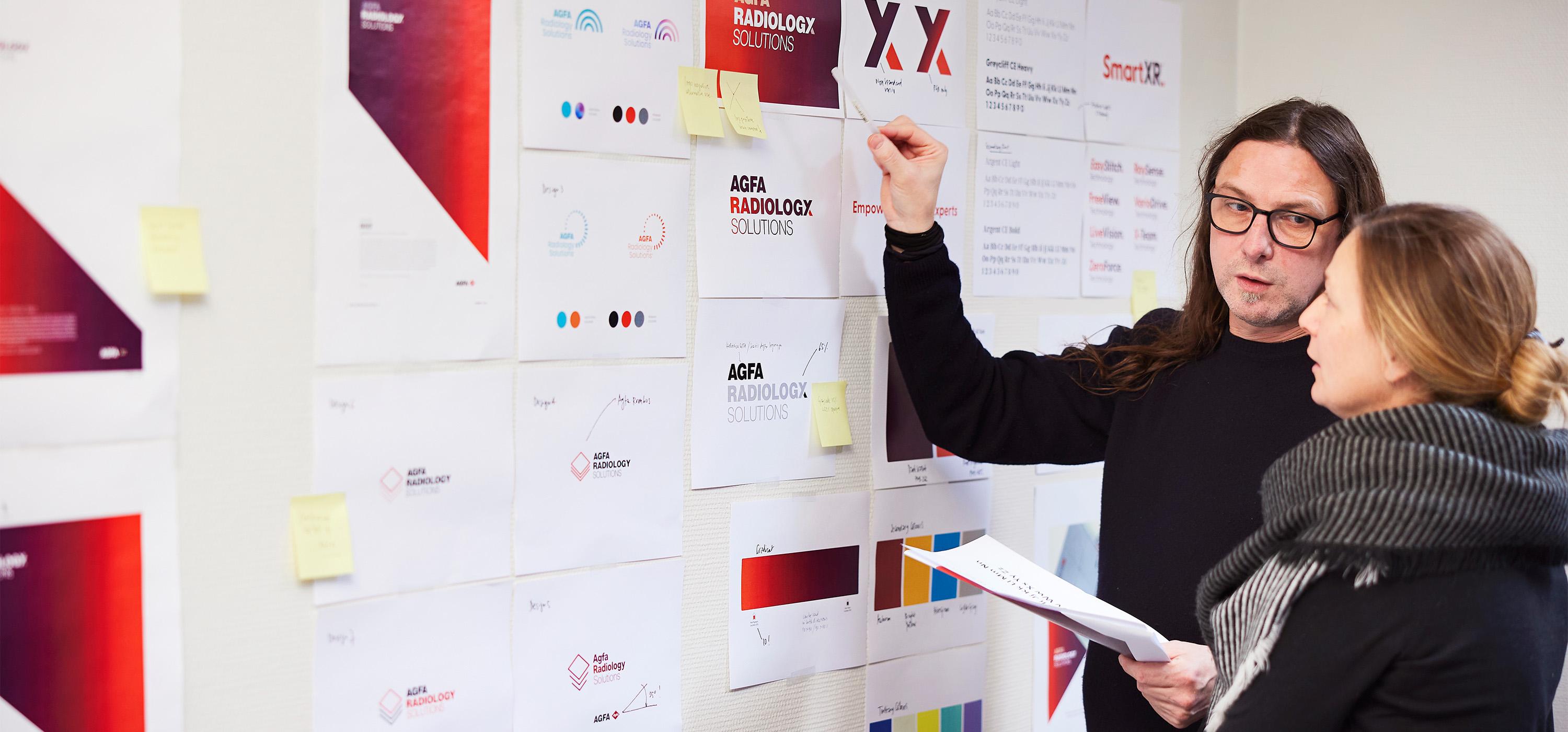 Brandle and Agfa Services: Branding concept, graphic design