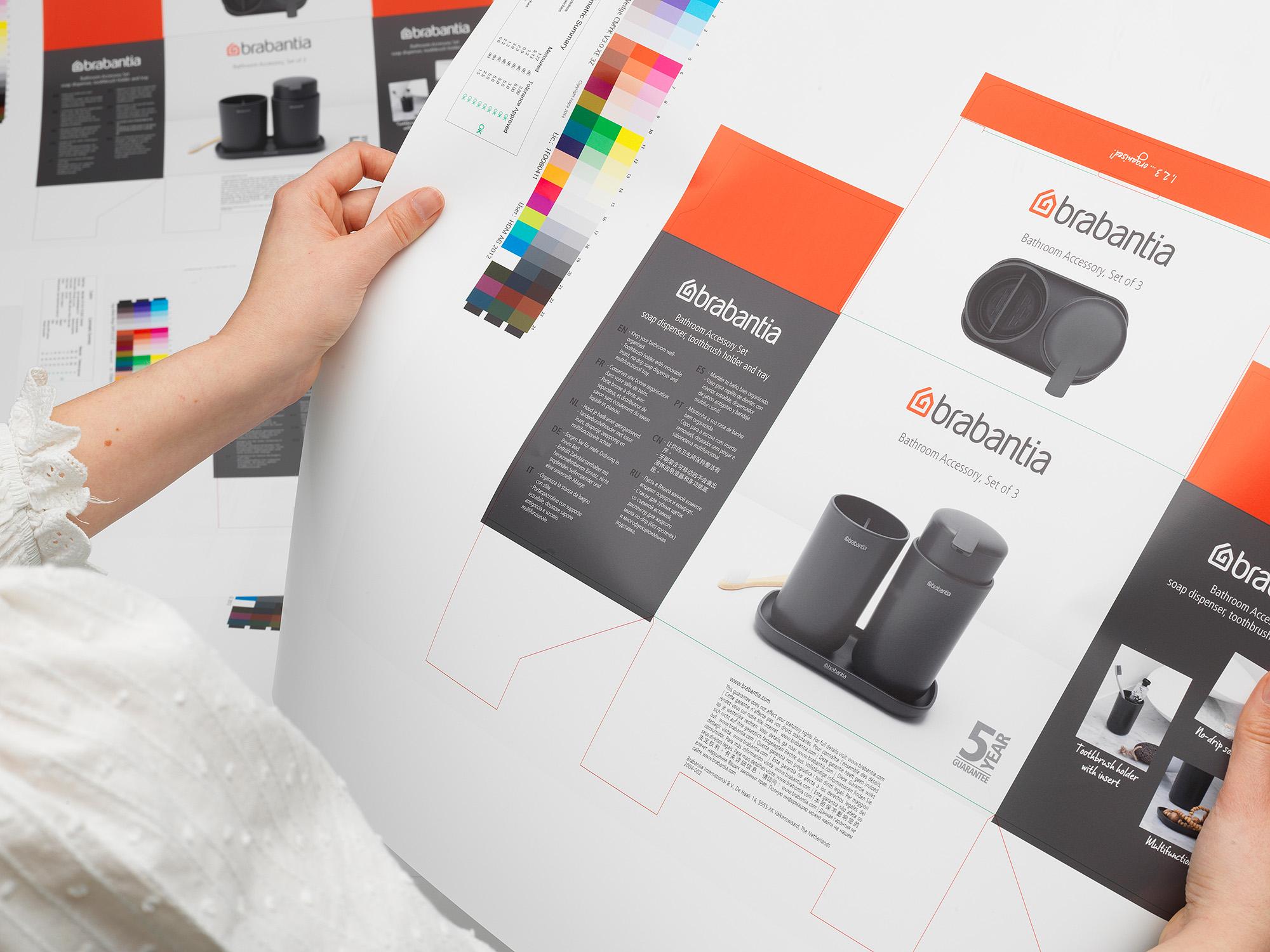 Brandle en Brabantia Diensten: Grafische vormgeving, verpakkingen, fotografie, video, print