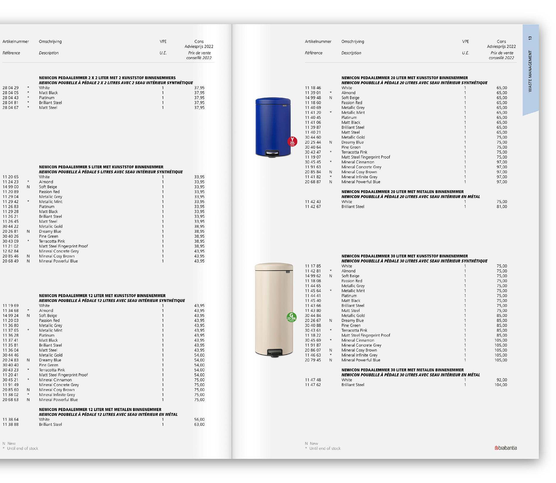 Brandle en Brabantia Diensten: Grafische vormgeving, verpakkingen, fotografie, video, print